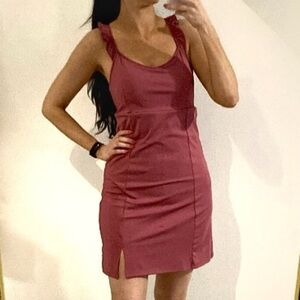 Sincerely Jules Pink Ruffle Strap Golf and Tennis Dress with built in Shorts